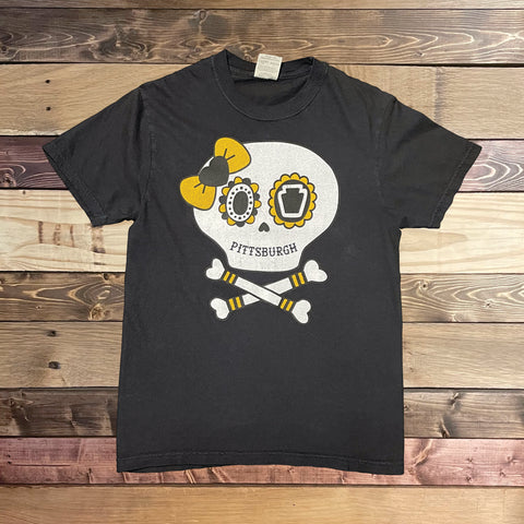 Pittsburgh Skully Tee - Black