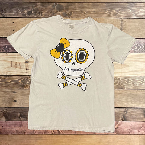 Pittsburgh Skully Tee - Ivory
