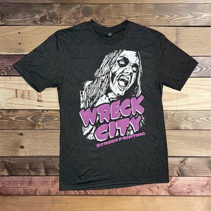 Wreck City Zombie 2.0 Tee - Heather Black
