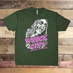 Wreck City Zombie 2.0 Tee - Heather Forest